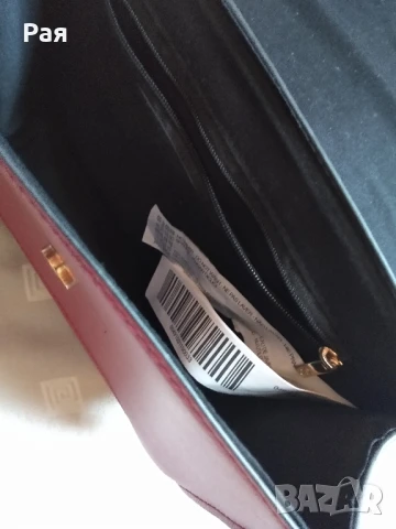 Червена чанта Stradivarius, снимка 7 - Чанти - 50686315