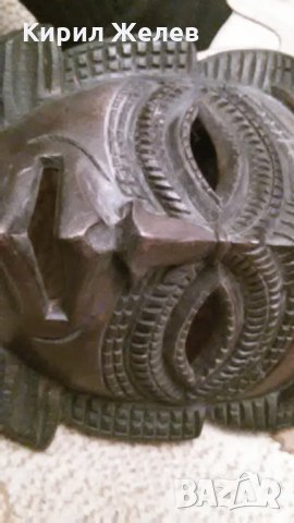 Стара маска дървена 20325, снимка 8 - Антикварни и старинни предмети - 32098492