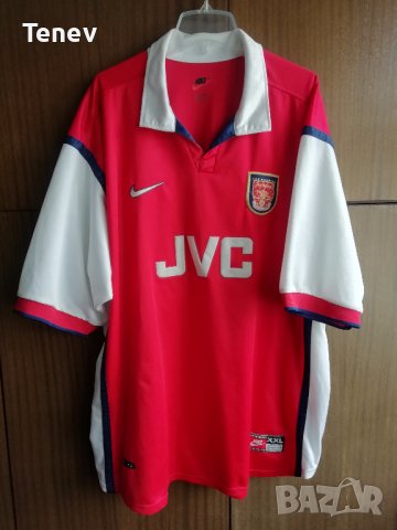 Arsenal Nike JVC Vintage 1998/1999 оригинална футболна тениска фланелка Арсенал XXL ретро винтидж 