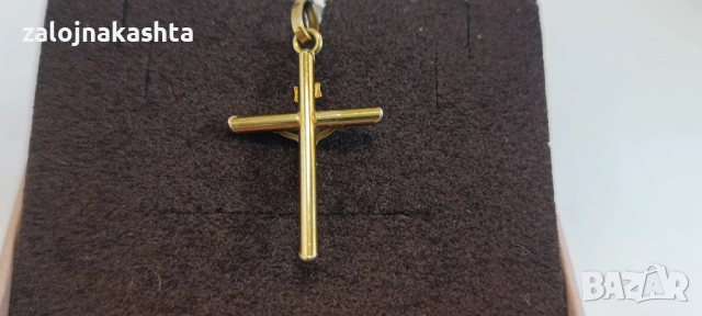 Златен кръст-1,63гр/14кр, снимка 4 - Колиета, медальони, синджири - 53324288