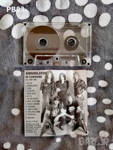 Annihilator - In Command - Live Album - (Аудио Касета) - Thrash Metal , снимка 3 - Аудио касети - 54312522