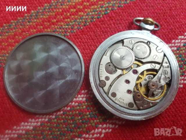 Джобен часовник Молния , снимка 5 - Антикварни и старинни предмети - 53244499