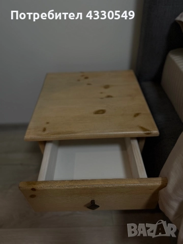 Сет от дърво - нощни шкафчета, тоалетка и стол, снимка 2 - Тоалетки - 52336961