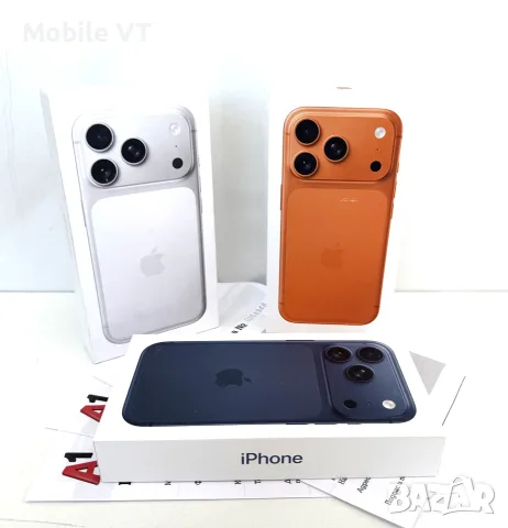 НОВ! iPhone 17 Pro 512GB Blue / Orange / Silver ГАРАНЦИЯ 24 Месеца!
