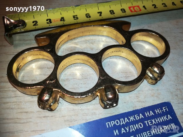 златен бокс-масивен с черепи 2310201906, снимка 4 - Колекции - 30532016