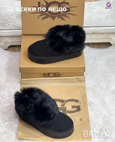 UGG Дамски Зимни Обувки На Платформа👢Дамски Пухени Боти С Платформа И Кутия - 4 Цвята Код SK2200, снимка 5 - Дамски боти - 56219002