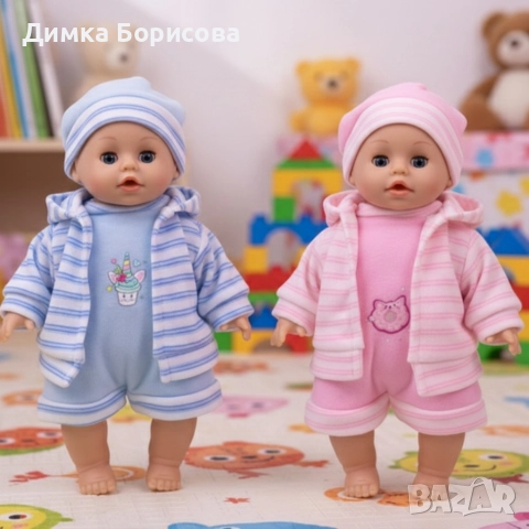 Кукла бебе с мигащи очички и зимни дрехи - Идеалният подарък за вашето дете, снимка 3 - Кукли - 52837757