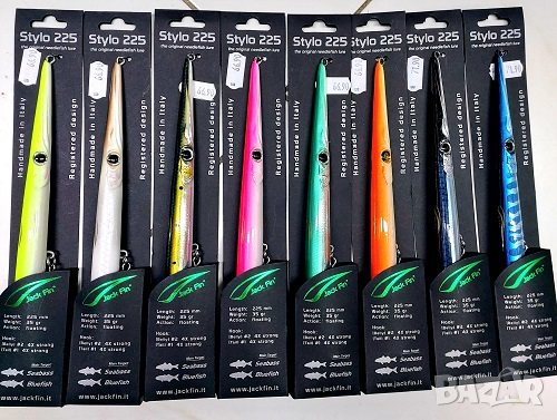 Воблер слайдер Jack Fin STYLO 150мм, 175мм, 210мм ,225мм,240мм, снимка 4 - Такъми - 44742509