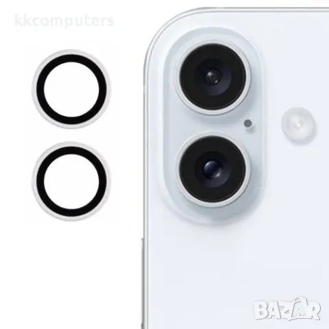 Камера протектор X-LEVEL за iPhone 16 / 16 Plus / Сребърен / Баркод : 2403433