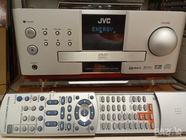 JVC EX-A1 Compact CD DVD System Wood Cone Speakers SP-EXA1 CA-EXA1