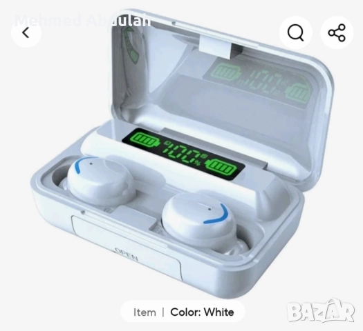 Черни и бели безжични спортни слушалки, снимка 3 - Bluetooth слушалки - 52508628