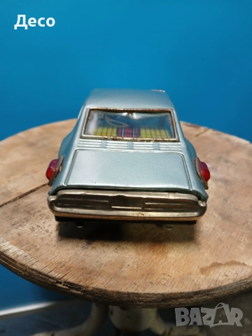 Стара тенекиена количка Бандай на батерии., снимка 6 - Колекции - 52178824