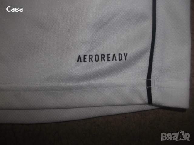 Тениски ADIDAS  мъжки,Л   /сини и бяла/, снимка 12 - Тениски - 46351659