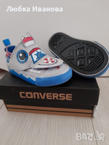 Детски оригинални кецове Converse, снимка 6 - Детски обувки - 37373772