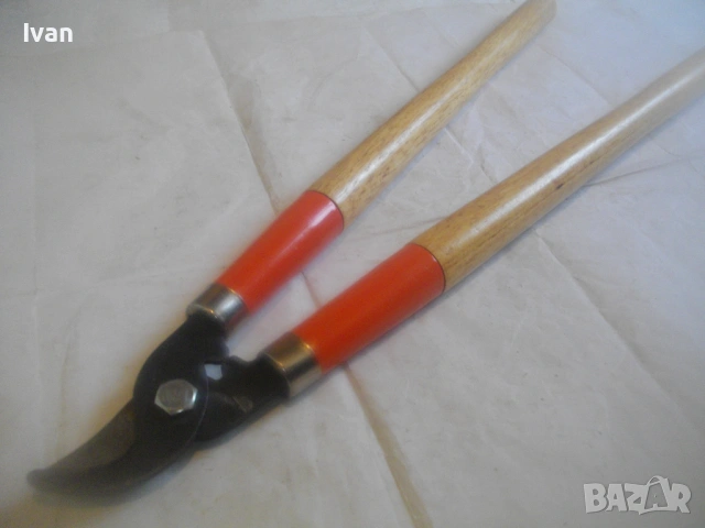 НОВА Старо качество немска голяма 62см ръчна ножица с извити челюсти за рязане на клони храсти , снимка 2 - Други инструменти - 54019218