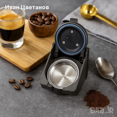 Двойна приставка за мляно кафе съвместима с кафемашина Voltz 