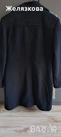 Черно палто кашмир , снимка 4 - Палта, манта - 50630148