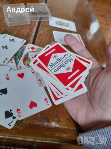 Стари карти за игра Marlboro #3, снимка 3 - Други ценни предмети - 54057379