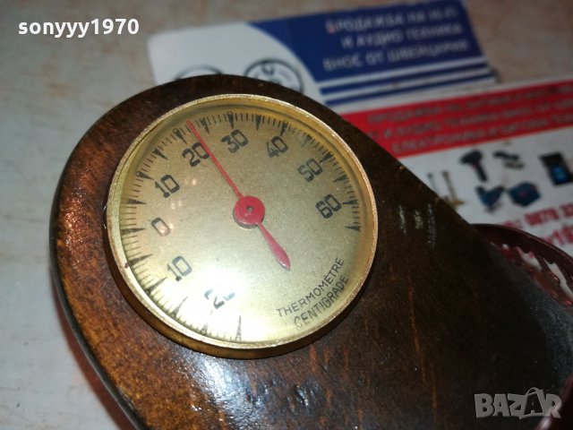 термометър-дървена обувка-внос France 🇫🇷 0312212026, снимка 6 - Антикварни и старинни предмети - 35020367