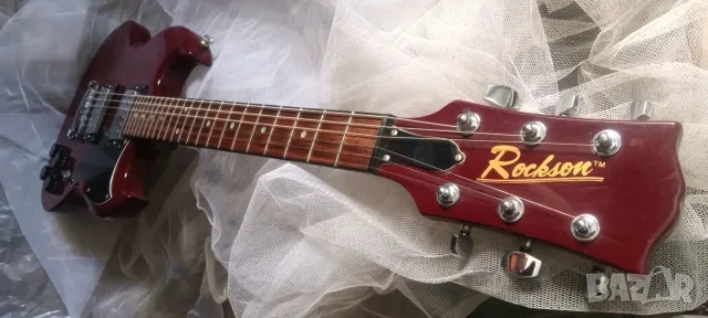 Електрическа китара SG (AC-DS), може да се комбинира с кубе, процесор, аксесоари!, снимка 3 - Китари - 56063226