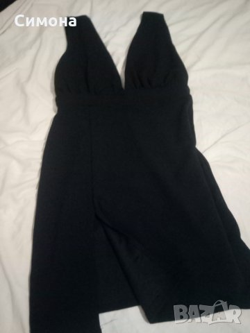 Елегантна черна рокля , снимка 2 - Рокли - 29556069
