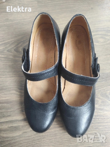 Затворени обувки, естествена кожа, снимка 3 - Дамски обувки на ток - 54156744