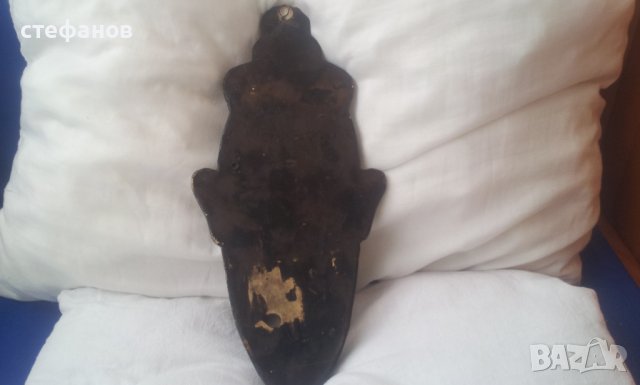 Африканска маска за стена от изкуствен материал, снимка 6 - Статуетки - 39572017