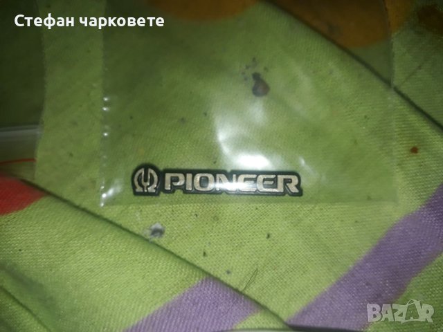 PIONEER-табелка от тонколона