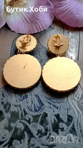 Винтидж  италиански обеци Mirca ti, снимка 3 - Антикварни и старинни предмети - 49368821