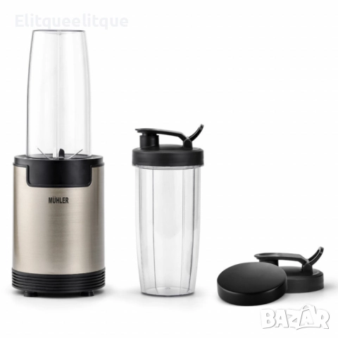 Нутри блендер Muhler, 600W, 6 ножа, 2 чаши,, снимка 2 - Блендери - 52337418