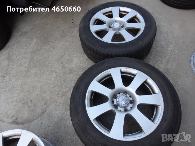 17 цолови алуминиеви джанти за Мерцедес (Mercedes)-2бр.., снимка 2 - Гуми и джанти - 52611149