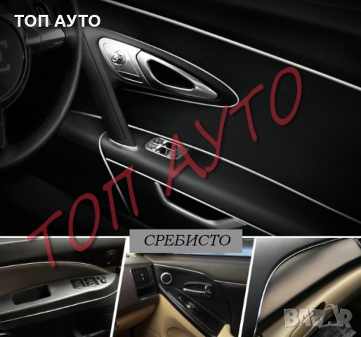 Декоративна Интериорна Лайсна за Автомобил Кола 5м + Шпатула, снимка 3 - Аксесоари и консумативи - 30185355