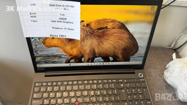 Лаптоп lenovo Thinkpad , снимка 3 - Лаптопи за работа - 56019573