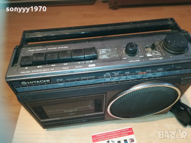 hitachi trk-510e 0803210528, снимка 5 - Радиокасетофони, транзистори - 32078244