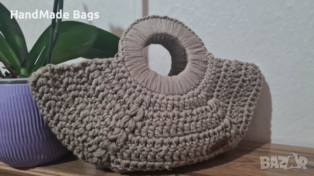 Плетена чанта: Ръчно изработени дамски чанти: Дамска чанта, снимка 13 - Чанти - 40538861