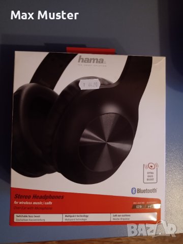 Слушалки Hama "Calypso" Bluetooth® , снимка 2 - Слушалки за компютър - 38065541