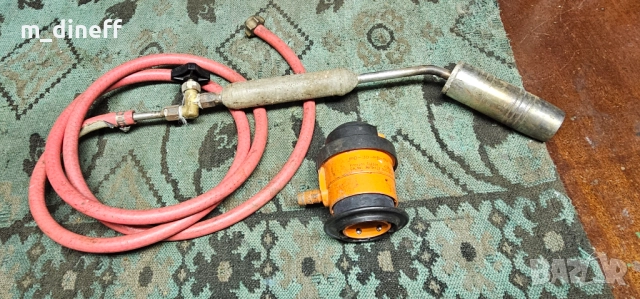 Газова горелка с маркуч и редуцир-вентил (регулатор)