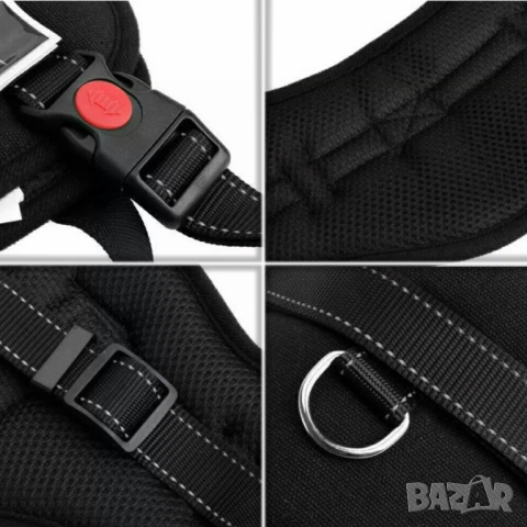 Нагръдник за голямо куче. Нагръдници за кучета. Черен нагръдник за куче. Голям нагръдник за куче , снимка 3 - За кучета - 52098227