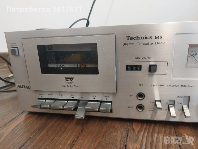Ретро дек Technics M5, снимка 8 - Декове - 54220094