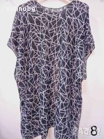 Дамска плажна туника с изкусителни принтове, снимка 9 - Туники - 54132884