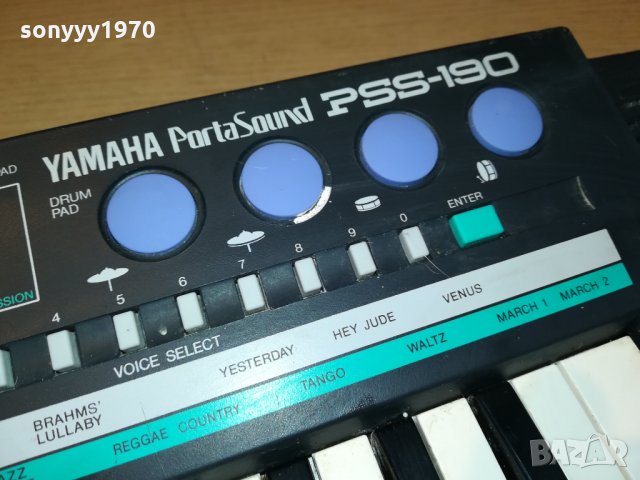 YAMAHA PSS-190 MADE IN JAPAN-GERMANY 2911211239, снимка 7 - Синтезатори - 34964160