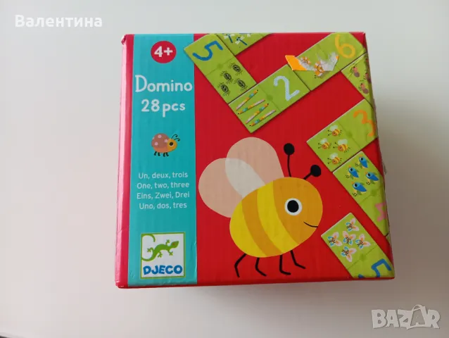 Детско домино Djeco - 1, 2, 3, снимка 5 - Образователни игри - 50167452