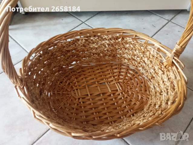Голяма овална кошница, снимка 4 - Други стоки за дома - 51137355