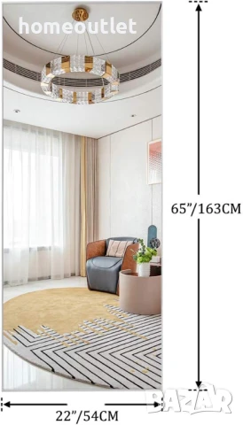 ПРОМОЦИЯ Огледало за стена с допълнителна защита против счупване или надиране JJ00372ZZV, снимка 7 - Огледала - 50459533