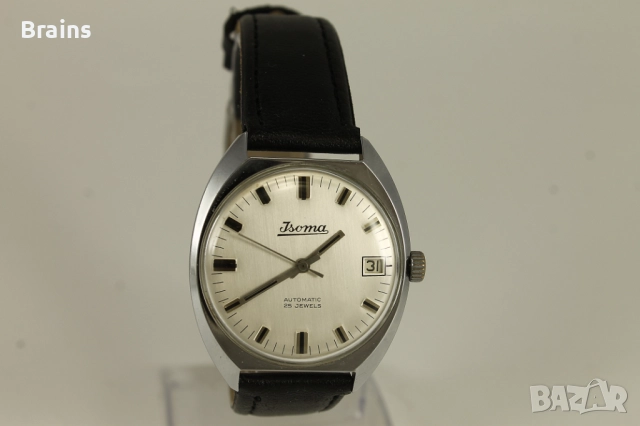 1960's JSOMA Automatic 25 Jewels Немски Ръчен Часовник, снимка 2 - Мъжки - 52062678