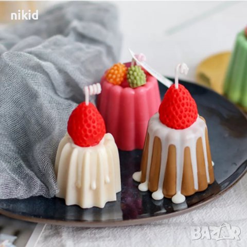 18 бр мини кексчета капсули кексче пудинг силиконов молд форма за мъфини кексчета сладки, снимка 4 - Форми - 37900690