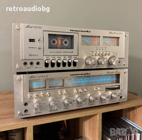 🔉ТОП Колекционерски ретро сет MARANTZ - ресивър Marantz 2265B + триглав дек Marantz 5030🔉, снимка 3 - Аудиосистеми - 52393549