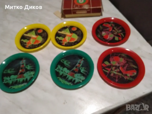 Немски маркови пластмасови подложки за бира нови