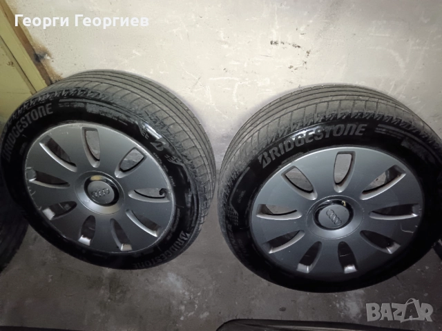 Оригинални джанти с гуми за Audi A4 B6/B7, снимка 2 - Гуми и джанти - 52898176