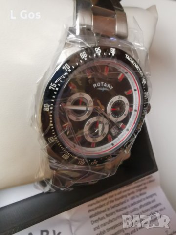 Sports Chrono Steel Bracelet Watch(GB03637/04) Rotary - Rolex Daytona, снимка 4 - Мъжки - 35124181